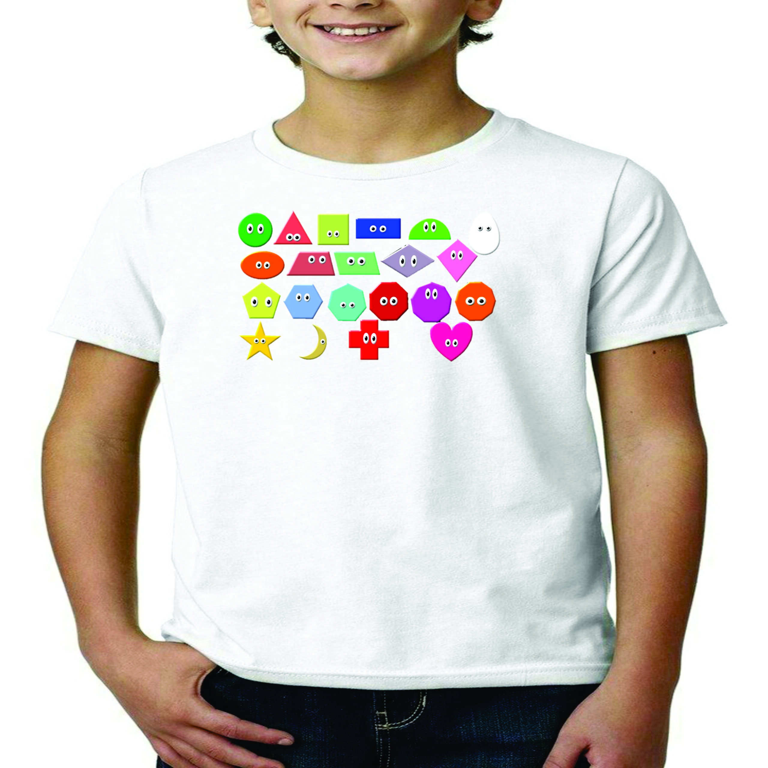 Geometric shape Child (Cotton T-Shirt)