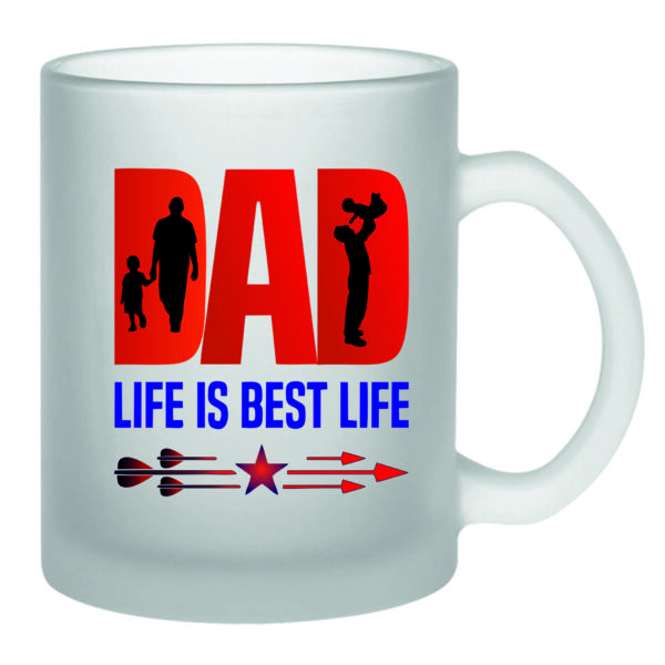Dad Life is Best Life Frosted Mug